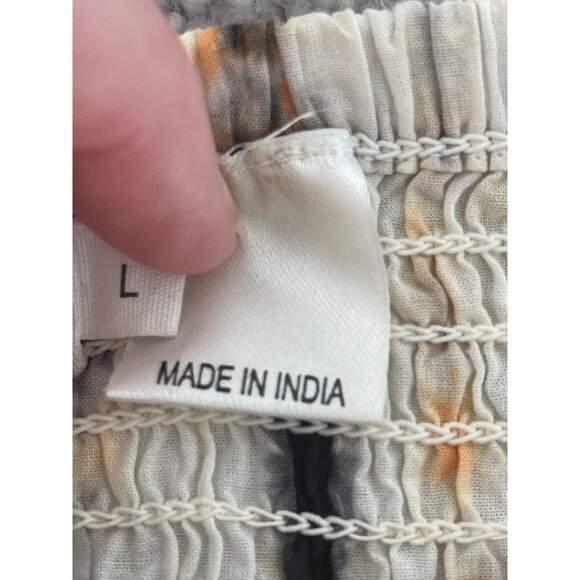 Desigual Ambar Boatneck‎ Blouse Off Shoulder Smock Embroidered Boho L Boho $132 - Picture 13 of 14